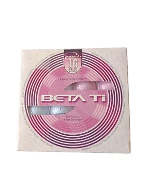 Intech Beta Ti Ladies 8 Pink 8 White Long Distance Golf Balls NIB (16) - Image 1 of 4