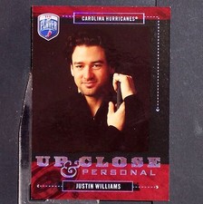 JUSTIN WILLIAMS  /999  2006/07  Be A Player  Up Close  #UC2  Washington Capitals