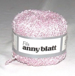 Anny Blatt Star'Anny Metallic Pink 1161 Lot 24847 Multico Viscose Polyester Yarn - Picture 1 of 3