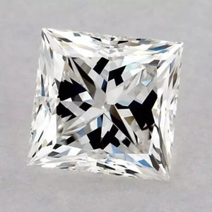 1.22Ct 6.2mm Princess E Color White VVS1 Natural Loose Diamond Lab Certificate - Picture 1 of 12