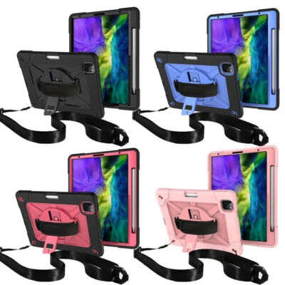Heavy Duty Hard Stand Kids W/Strap Case Cover For iPad 5 6th Pro 9.7" Mini 1 2 3 - Image 1 of 4