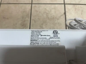 Comfort zone 9 inch Twin Window Fan CZ319WT Reversible EUC Tested - Picture 1 of 11