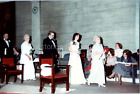 Vintage 1980s Found Photo - Order Of Eastern Star Formal Award Ceremony Party