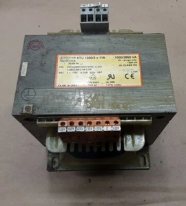 Block STU 1000/2 X 115 Transformator Primär 230V 4,6ASecondary 2x115V #3004D30PR5 - Bild 1 von 3