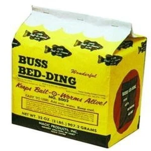 Magic Bait Buss Organic Fishing Worm Bedding 2 Pound Sphagnum Peat Moss - Picture 1 of 1