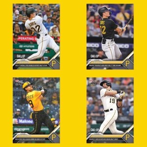 2023 Topps H. Davis/N. Gonzales/J. Triolo CALL-UP Pirates #468 #481 #501 #508 SP