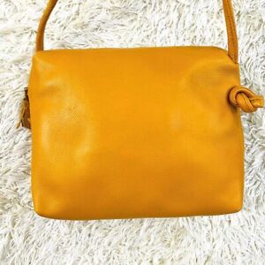 Bottega Veneta Shoulder Bag Yellow Vintage Used