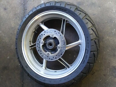 97-98 CBR600 F3 ALUMINIO PULIDO HONDA llanta trasera neumático rueda freno CBR 600 Foto 1 de 4