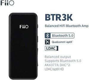 FIIO BTR3K AptX HD LDAC HiFi Portable Wireless Bluetooth 5.0 Headphone Amplifier
