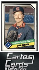 Don Gordon 1989 CMC Colorado Springs Sky Sox #2  Cleveland Indians