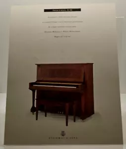 Anuncio de piano Steinway & Sons - tradicional K-52 - vintage - Imagen 1 de 2
