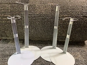 Vintage Fibre Craft METAL Adjustable Doll Stands For 7" To 12" Dolls (Lot Of 4) - Picture 1 of 2