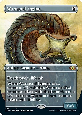 MTG - Wurmcoil Engine - Borderless, Double Masters - Image 1 of 1