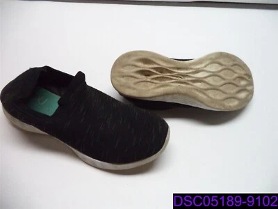 Size 10 Women Shoe YOU by Skechers Walk Zen Sneaker Black White, 14971 - Image 1 of 4