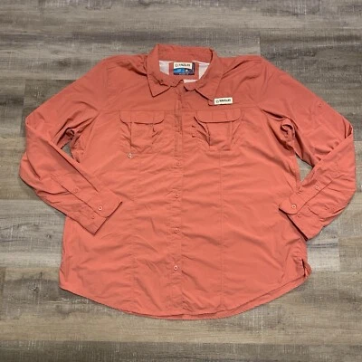 Magellan Outdoors Fish Gear Vented Button Up Shirt Moisture Wicking XXL - Image 1 of 3