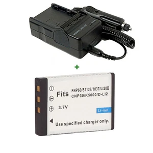 Battery +Charger of TOSHIBA Camileo PA3620E PA3620E-1CAM digital camera new - Picture 1 of 4