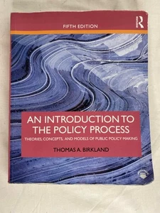 Introduction to the Policy Process by Thomas A. Birkland (2020, Trade Paperback) - Picture 1 of 6