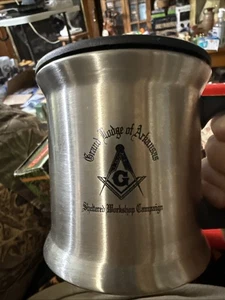 Grand Lodge Of Arkansas Metal Mug - Picture 1 of 12