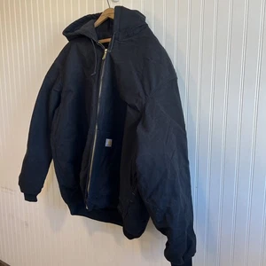 Carhartt cappotto uomo nero zip 4XL alto vestibilità ampia numero 0J0140 – M isolato - Foto 1 di 7