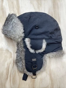REAL RABBIT FUR Trapper Hat Earflaps Ski Unisex 2XL/3XL B-52 Aviator FRR CANADA - Picture 1 of 7