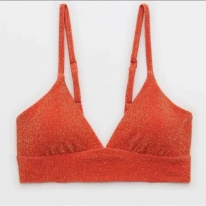 Top de bikini de natación Aerie Triangle naranja talla mediana - Imagen 1 de 11