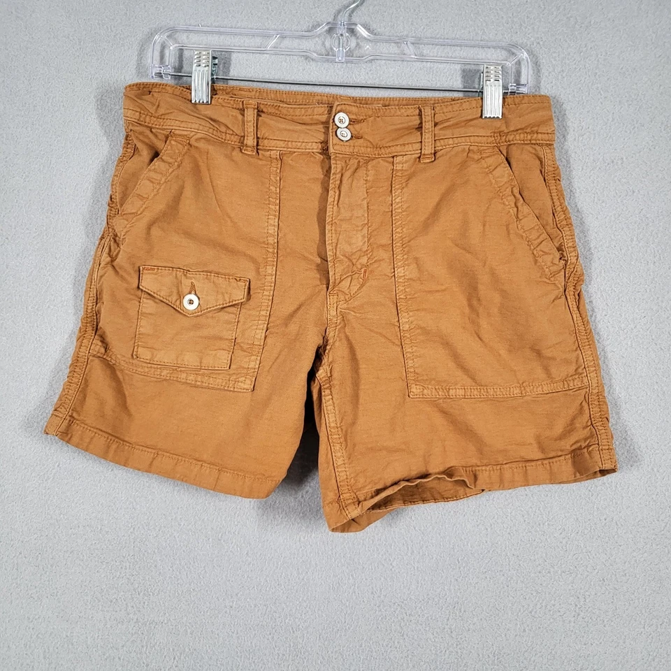 Pantalones cortos Anthropologie para mujer 28 marrón tiro alto utilitario The Wanderer Foto 1 de 4