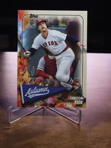 2024 Topps Update Series - Autumn Tales Carlton Fisk #AT-14 Red Sox - Picture 1 of 2
