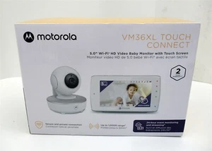 Motorola VM36XL Touch Connect 5" HD Wi-fi Video Baby Monitor - White - Picture 1 of 4