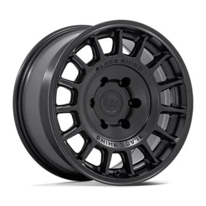 17x8.5 +0 Black Rhino BR015 Voll 6x5.5 Matte Black Wheels (Set of 4) - Picture 1 of 3
