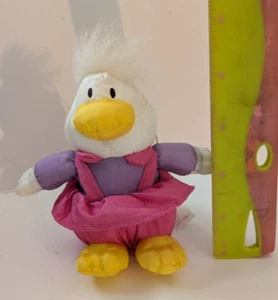 Gibson Greetings Ente Plüsch Mini 4 Zoll Ostern Spielzeug Stofftier Nylon Aufhänger Vintage 1994 - Bild 1 von 8