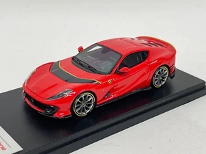 1/43 Looksmart Ferrari 812 Competizione Rosso Scuderia Yellow Livery LS530E - Picture 1 of 7