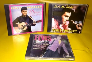 3 CDs ELVIS PRESLEY Love me Tender-THE KING-18 Greatest Love Songs - Imagen 1 de 4