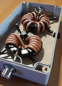1KW - 160 to 10m - Optimized Common mode RF choke / line isolator / 1:1 unun - Zdjęcie 1 z 6
