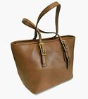 NEW Coach Putty Brown Leather Med Market Legacy Tote Shoulder Bag Purse Satchel