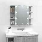 Spiegelschrank LED 70x16,5x60cm Badspiegel Wandschrank mehrere Auswahl vidaXL