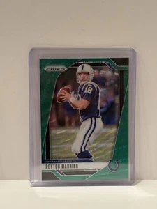 2024 Panini Prizm #126 Peyton Manning Green Wave Prizm Parallel - Picture 1 of 2
