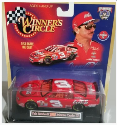 Winners Circle 1998 Dale Earnhardt #3 Coca-Cola Chevy Monte Carlo 1:43 diecast - Image 1 of 2