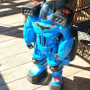 Imaginext DC Super Friends Batbot Xtreme Batman Lights Sounds Tested Works - Picture 1 of 4