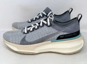 Nike ZoomX Invincible Run Flyknit 3 Cool Gray Sneakers, Size 11.5 NEW FN7503-065 - Picture 1 of 5