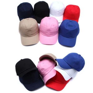 Gorra de béisbol informal lisa de color liso unisex para hombre y mujer sombreros de camionero ajustables - Imagen 1 de 15