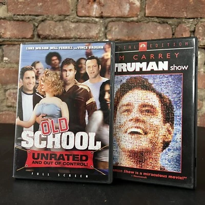Old School Unrated & Truman Show Comedy DVDs - Like New Condition! - Image 1 of 4