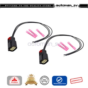 2X Ignition Coil Connector Harness Plug Fits Ford 2013-2019 V6 V8 Flex F-150 - Picture 1 of 7