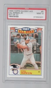 CAL RIPKEN JR. 1988 TOPPS GLOSSY ALL-STAR CARD #5 PSA 9 - Picture 1 of 1