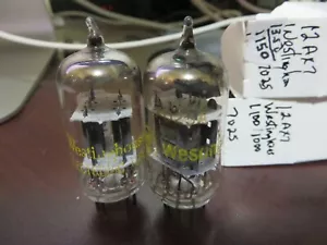 Radio tubes Two Westinghouse 12AX7/7025 test Results - Picture 1 of 2