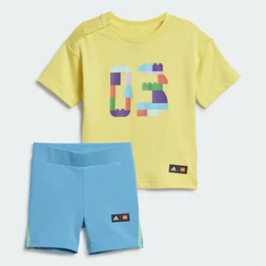 Adidas x Classic Lego Infants Toddlers Boys Girls Shirt and Short Set #185 - Picture 1 of 18