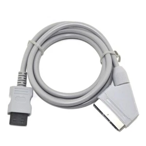 RGB Scart Video TV AV Cord Cable for Wii-U Video Game Great - Picture 1 of 15