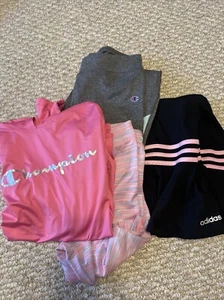 Girls 14/16 Large XL Clothing Bundle Adidas Champion Skechers Skort Legging - Picture 1 of 12
