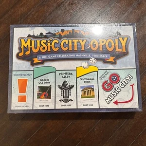 Music City Opoly Nashville Monopoly Board Game New Sealed - Picture 1 of 3