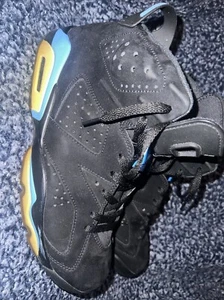 Size 10.5 - Jordan 6 Retro Tar Heels, UNC 2017 Used Nike Air MJ Authentic Mens - Picture 1 of 5