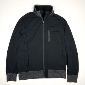 Lululemon Herren XL X-Large Sweatshirt mit durchgehendem Reißverschluss schwarz Sportjacke Stehkragen - Bild 1 von 7